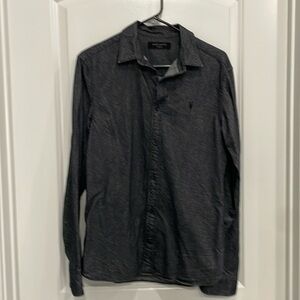 All Saint Button Up Long Sleeve Shirt sz XS